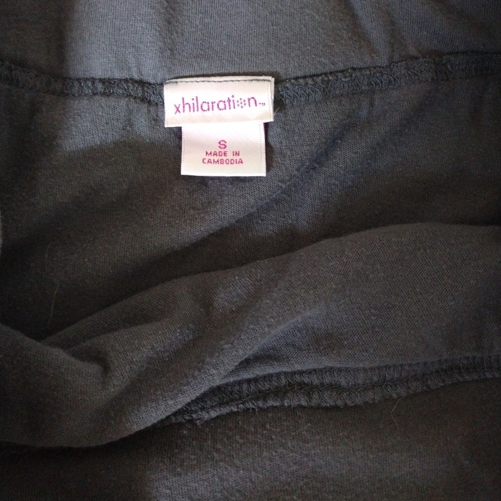 Xhilaration Charcoal Midi Skirt - Picture 2 of 7
